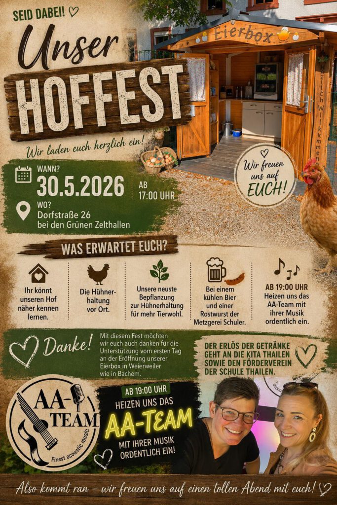 Hoffest bei Janine und Boris